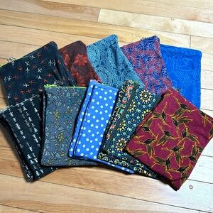 Upcycled Lularoe legging zip pouches